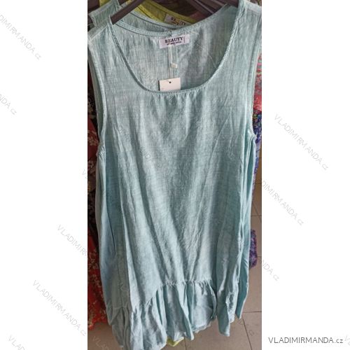 Šaty letné bez rukávov dámske (M / L ONE SIZE) TALIANSKÁ MÓDA IMS21DARIA