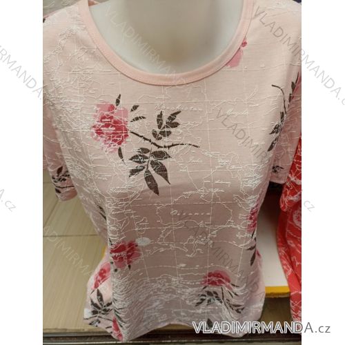 Tunika tričko krátky rukáv dámske (L-3XL) DUNAUONE PME20022