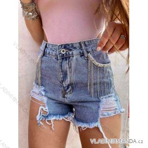 Kraťasy šortky riflové dámske (XS-L) TALIANSKÁ MÓDA IMWD213821