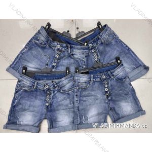 Kraťasy šortky riflové dámske (S-XL) TALIANSKÁ MÓDA IMWD215005