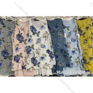 Šaty dlhé letné bez rukávov dámske (S / M ONE SIZE) TALIANSKÁ MÓDA IMWD215255