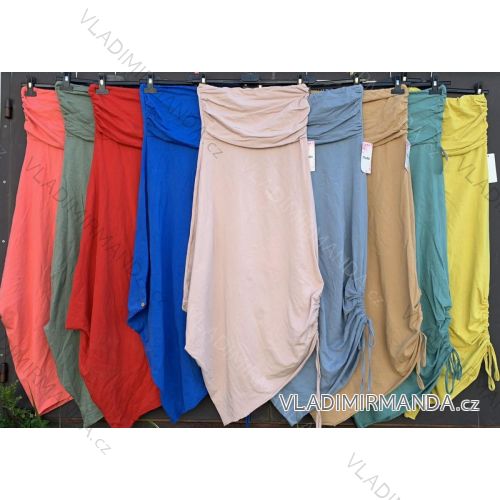 Šaty letné dlhé bez rukávov dámske (S / M / L ONE SIZE) TALIANSKÁ MÓDA IMWM215274