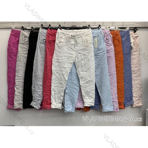 Nohavice dlhé strečové dámske (l-xl ONE SIZE) TALIANSKÁ MÓDA IMWC215280