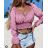 Top carmen dlhý rukáv dámsky (S / M ONE SIZE) TALIANSKÁ MÓDA IMWG215342