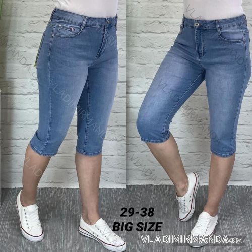 Rifle jeans krátké dámské (42-50) JEANS JAW215055