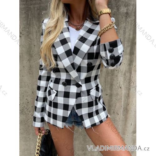 Sako elegantný dlhý rukáv dámske (S-XL) TALIANSKÁ MÓDA IMWG215072