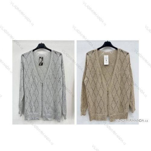 Sveter tenký dlhý rukáv dámsky (S / M ONE SIZE) TALIANSKÁ MÓDA IMWA215088