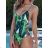 Plavky jednodielne dámske (S / M ONE SIZE) TALIANSKÁ MÓDA IMWE215098