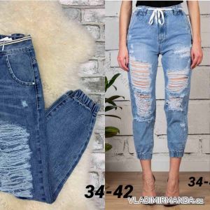 Rifle jeans dlhé dámske (34-42) M.SARA MSR215212