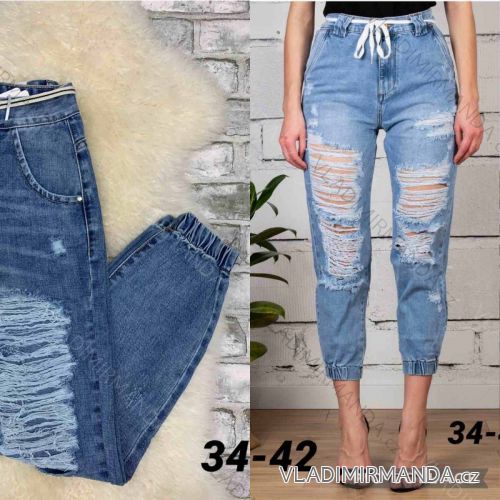 Rifle jeans dlhé dámske (34-42) M.SARA MSR215212