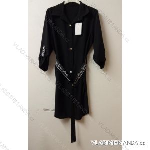 Šaty elegantné košeľové dlhý rukáv dámske (S / M ONE SIZE) TALIANSKÁ MÓDA IMWD21809