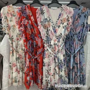 Šaty letné bez rukávov dámske (S / M ONE SIZE) TALIANSKÁ MÓDA IMWA215485