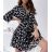 Šaty elegantné dlhý rukáv dámske (S / M ONE SIZE) TALIANSKÁ MÓDA IMWD211362/DR S / M čierna