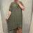 Šaty maxi letní dlouhé krátký rukáv dámské (2XL/3XL/4XL ONE SIZE) ITALSKá MODA IMS21025
