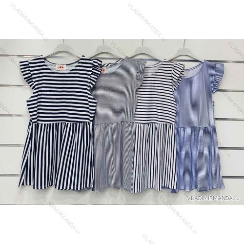 Tričko letnej bez rukávov dámske prúžok (S / M ONE SIZE) TALIANSKÁ MÓDA IMWK21574