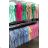 Tričko krátky rukáv čipkované dámske (S / M ONE SIZE) TALIANSKÁ MÓDA IMM21A0443 / DR