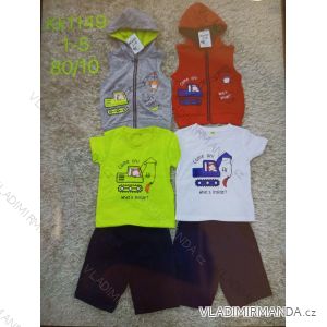 Súprava letná vesta, tričko a kraťasy detská chlapčenská (1-5 rokov) SAD SAD21KK-1149