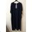 Šaty letné krátky rukáv dámske nadrozmerné (XL/6XL ONE SIZE) TALIANSKA MÓDA IMM211128/DR biela