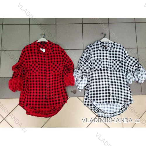 Košeľa dlhý rukáv dámska (S-2XL) TURECKÁ MÓDA IMWT215985