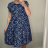 Šaty dlhé letné krátky rukáv dámske (XL / 2XL ONE SIZE) TALIANSKÁ MÓDA IMS21KATY