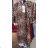 Šaty elegantné krátky rukáv dámske leopard (L / XL ONE SIZE) TALIANSKÁ MÓDA IMM211279