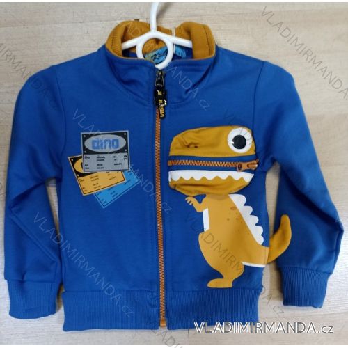 Mikina na zips dlhý rukáv dojčenská detská chlapčenská (80-110) KUGO MM1272