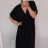 Šaty letné krátky rukáv dámske nadrozmerné (XL/6XL ONE SIZE) TALIANSKA MÓDA IMM211128/DR biela
