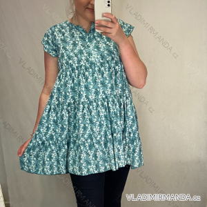 Šaty letné oversize krátky rukáv dámske (XL/2XL ONE SIZE) TALIANSKÁ MÓDA IMS21BALI