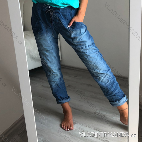 Nohavice slabé dámske (S / M / L one size) TALIANSKÁ MÓDA IM821013
