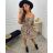 Šaty letné carmen dámske leopard (S / M ONE SIZE) TALIANSKÁ MÓDA IMWA216036