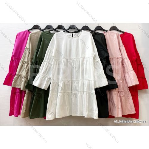 Šaty dlhý rukáv dámske (S / M ONE SIZE) TALIANSKÁ MÓDA IMWG216053