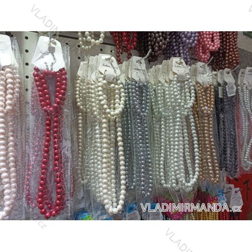 Náhrdelník perly dievčenské a dámsky (ONE SIZE) BIŽUTÉRIA BIZ21068