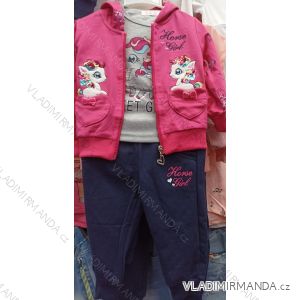 Súprava tepláková mikina, tepláky a tričko detská dievčenské (1-5 LET) Tuzzi TURECKÁ MÓDA TM221015