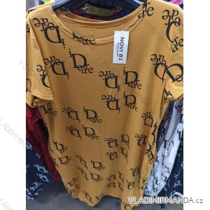 Šaty klasik krátky rukáv dámske (S / M / L ONE SIZE) TALIANSKÁ MÓDA IM621030