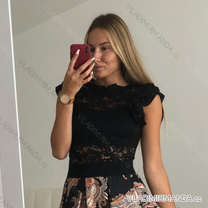 Body krajkové dámské (S/M ONE SIZE) ITALSKá MóDA IMM212513ZO/DR