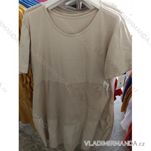 Šaty voľnočasové krátky rukáv dámske (S / M ONE SIZE) TALIANSKÁ MÓDA IM721215