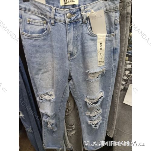 Rifle jeans dlhé dámske (XS-XL) M.SARA MSR21010