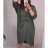 Šaty maxi oversize dlouhý rukáv dámské nadrozměr (2XL/3XL ONE SIZE) ITALSKÁ MÓDA IMM21102