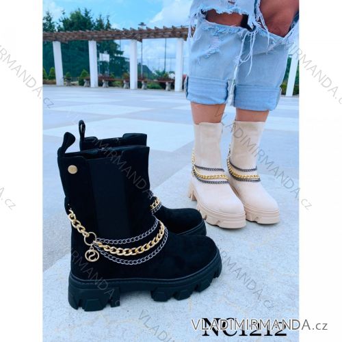 Topánky členkové dámske (36-41) SSHOES OBUV OBSS21NC1212
