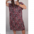 Šaty krátky rukáv dámske nadrozmerné (XL / 3XL) POĽSKÁ MÓDA PME20029