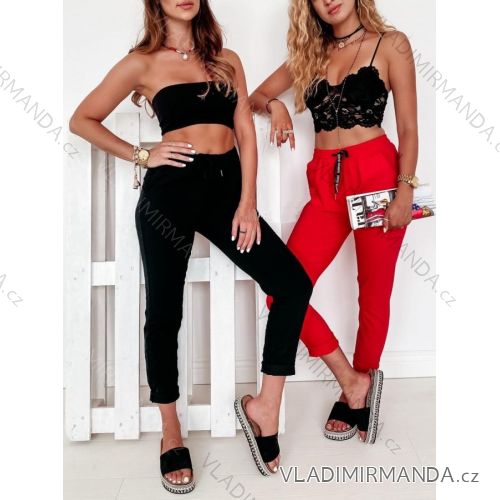 Nohavice dlhé dámske (S-XL) TALIANSKÁ MÓDA IMWY21789