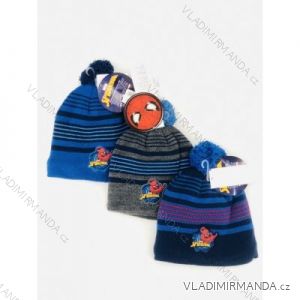 Čepice pletená teplá zimní spider-man dětská chlapecká (52-54 cm) SETINO SP-A-HAT-384