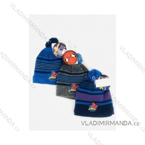 Čepice pletená teplá zimní spider-man dětská chlapecká (52-54 cm) SETINO SP-A-HAT-384