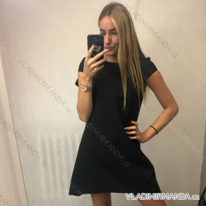 Šaty letné dámske (36-38-40-42-44) Polská MÓDA PMLK21LEILA-B/DUR