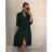 Šaty elegantné košeľové 3/4 dlhý rukáv dámske (UNI S / M) TALIANSKÁ MÓDA IMM21903