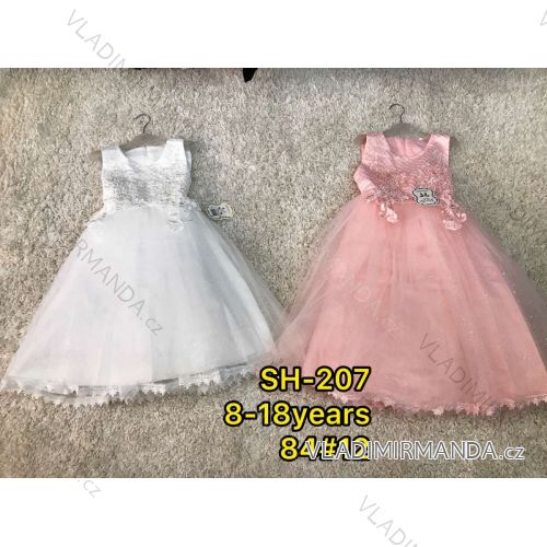 Šaty elegantné spoločenské dorast dievčenské (8-18 rokov) ACTIVE SPORT ACT21SH-207