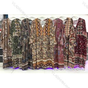 Šaty košeľové dlhý rukáv dámske (L / XL ONE SIZE) TALIANSKÁ MÓDA IMWD216438