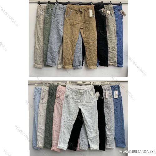 Nohavice dlhé dámske (S / M ONE SIZE) TALIANSKÁ MÓDA IMWA216488
