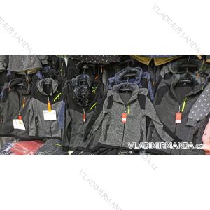 Mikina na zips s kapucňou pánska nadrozmerná (4XL-7XL) HKD HKD21013