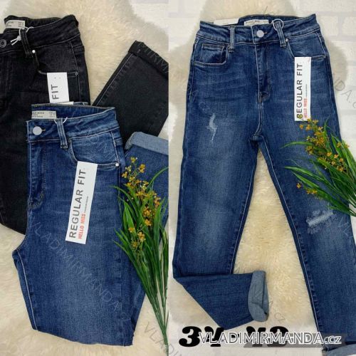 Rifle jeans dlhé dámske (34-42) JEANS JAW216570
